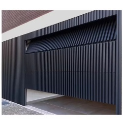 Custom Modern Automatic Aluminum Grill Fence Garage Door