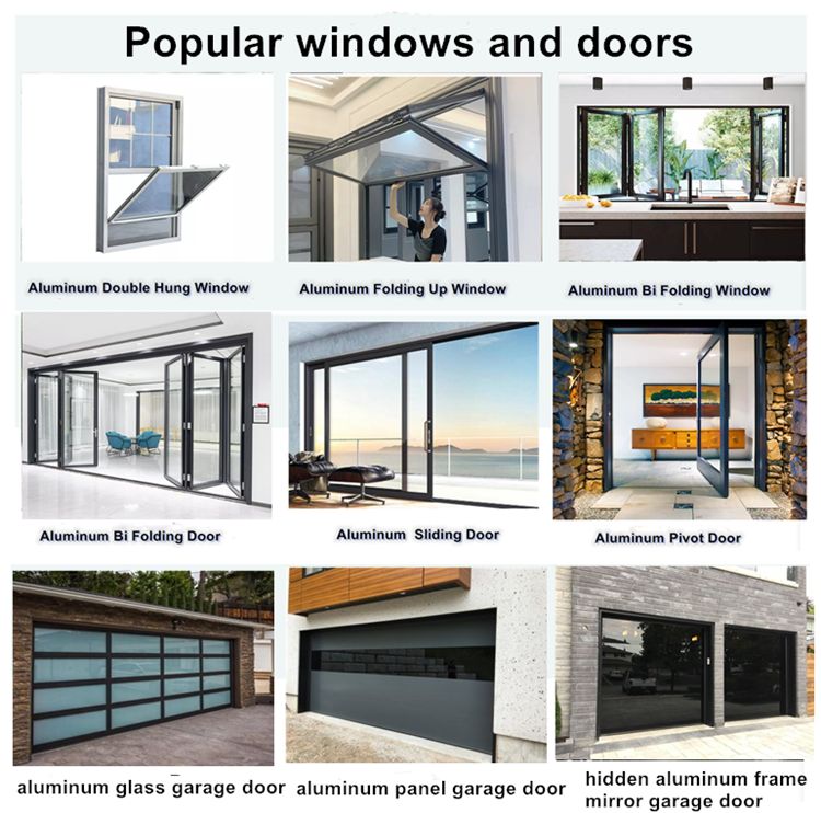 hot sale of aluminum windows and doors