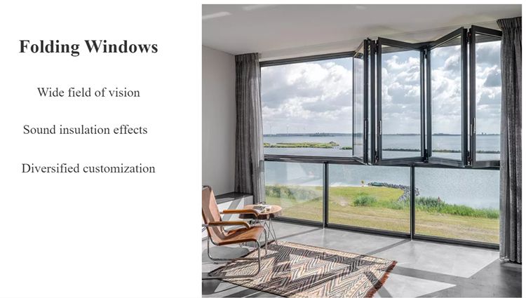 aluminum bi folding window