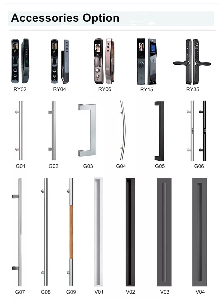 pivot door accessories