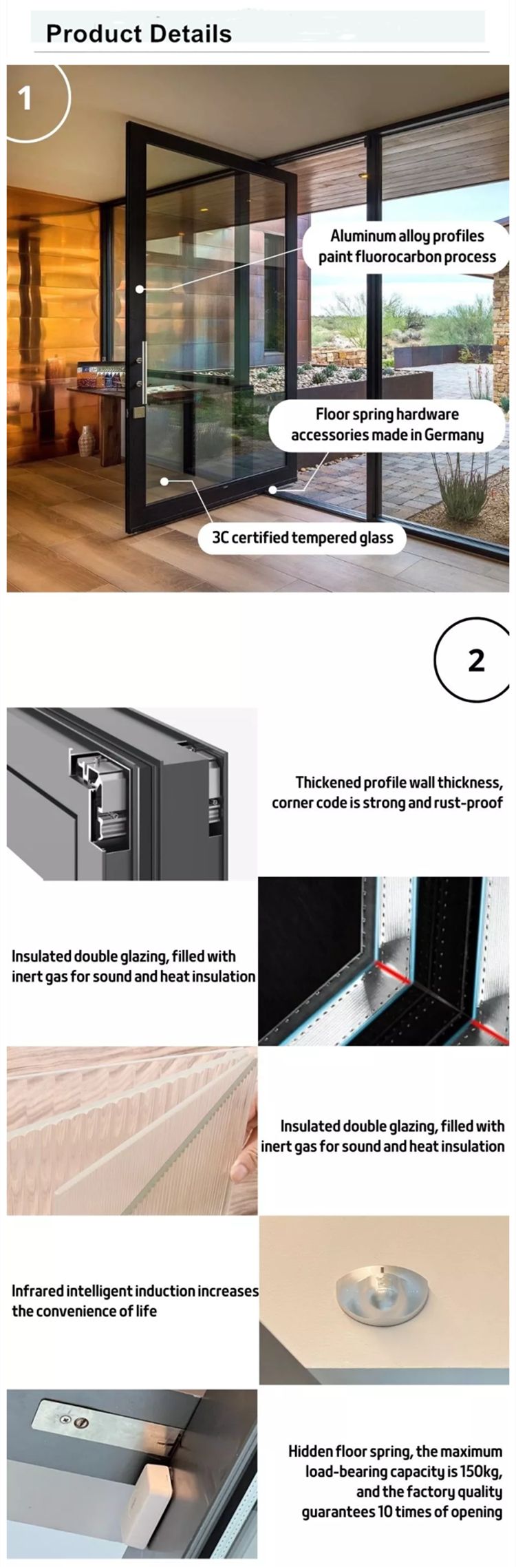 pivot door details