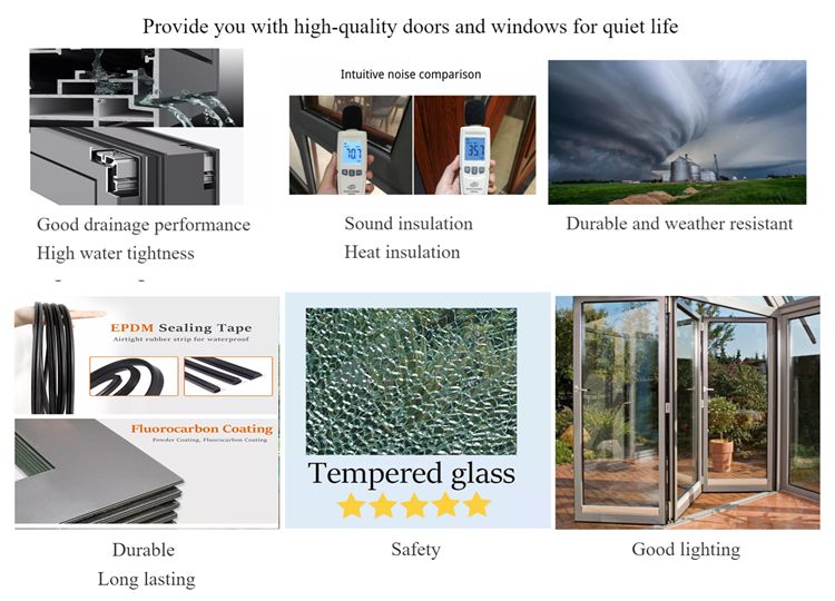 aluminim bi folding door performance