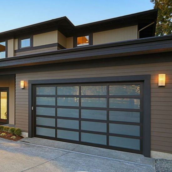 How to install the aluminum garage door