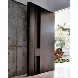 American modern design external wood pivot door for villa