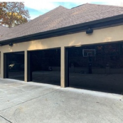 Frameless Mirror Glass Full View Garage Door