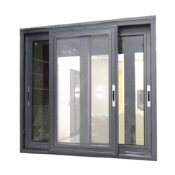 aluminum sliding window with grid