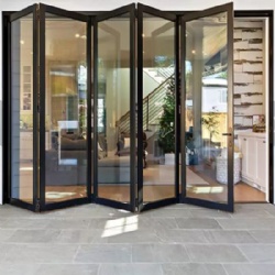 Aluminum bi folding door