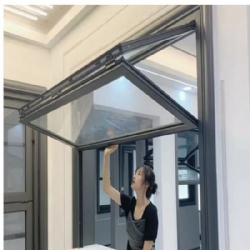 modern design aluminum folding up window